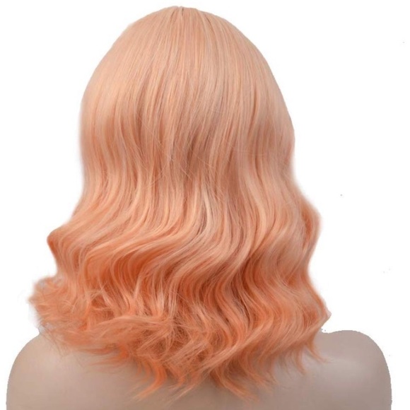 🌸ILLIANA  14” CREAM ORANGE 🍊 BANG Wig *NWT*🌸